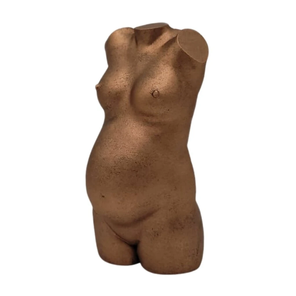 Zwangerschapsbeeldje Wax - Brons (8 cm, Nee, Nee, Mat)