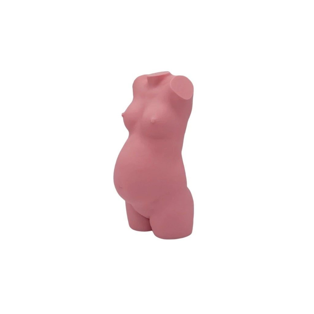 Zwangerschapsbeeldje Roze – 3D-geprint vanaf 10 cm (10 cm, Nee, Nee)