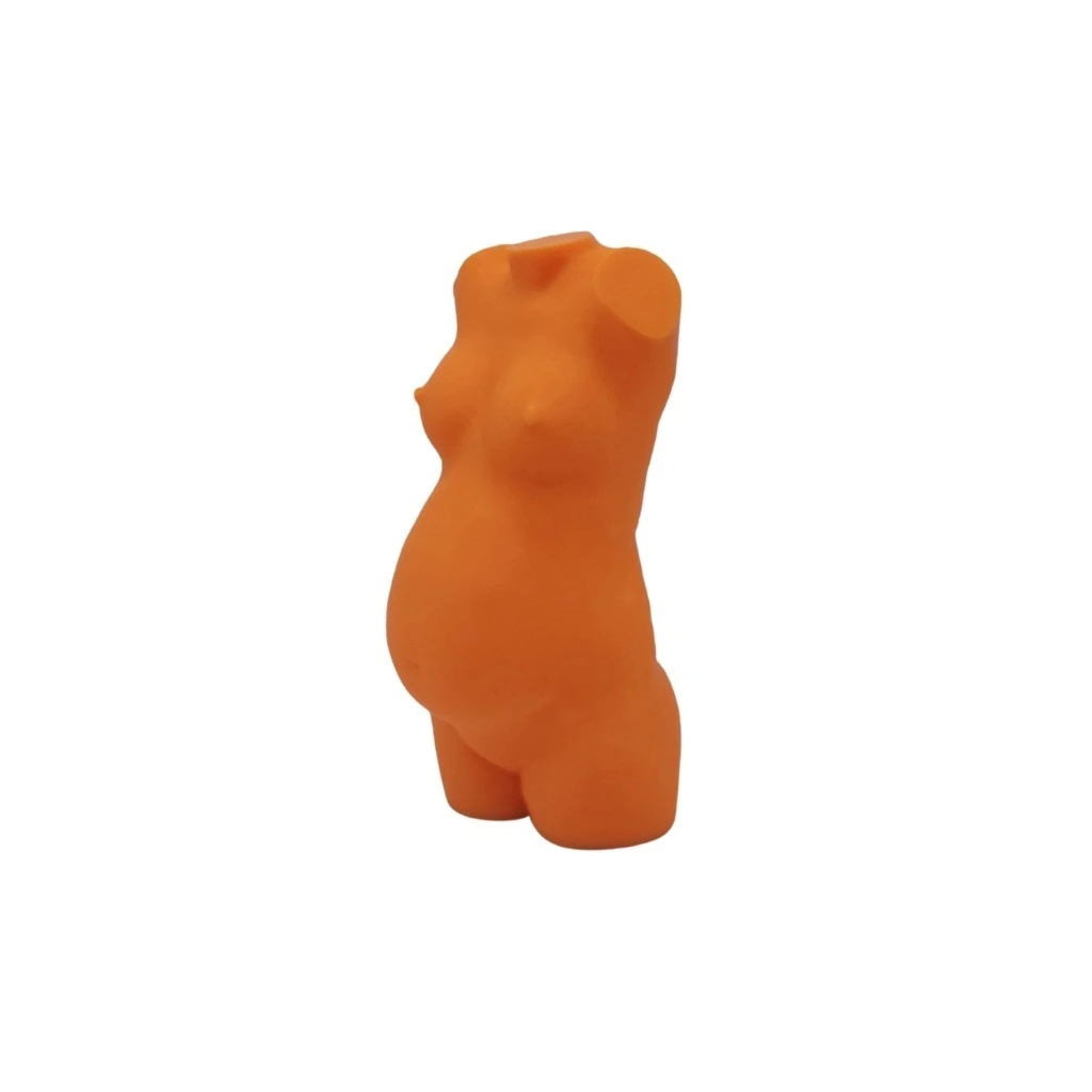 Zwangerschapsbeeldje Oranje – 3D-geprint vanaf 10 cm (10 cm, Nee, Nee)