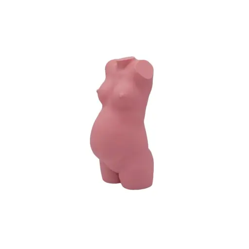 Zwangerschapsbeeldje Roze – 3D-geprint vanaf 10 cm