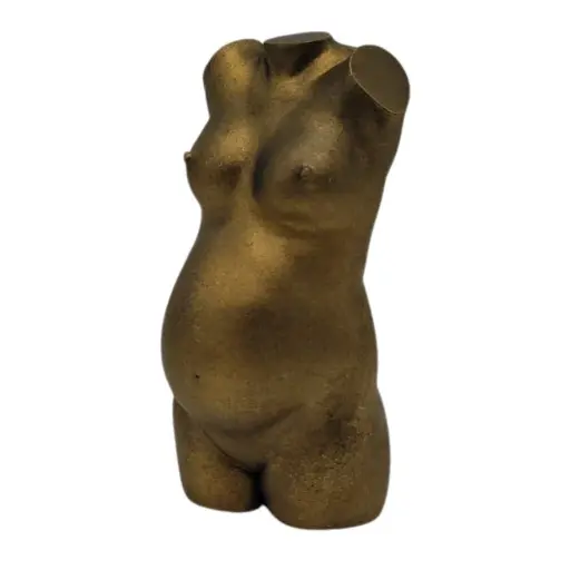 Zwangerschapsbeeldje Wax - Antiek Goud